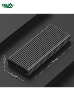 BURAQ M.2 NVME / NGFF Mobile Hard Disk Box TYPE-C3.1 Notebook External Solid State Drive Box, Style: PC280K NVME Single Cable  - Image 3