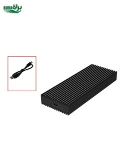 BURAQ M.2 NVME / NGFF Mobile Hard Disk Box TYPE-C3.1 Notebook External Solid State Drive Box, Style: PC280K NVME Single Cable  - Image 1