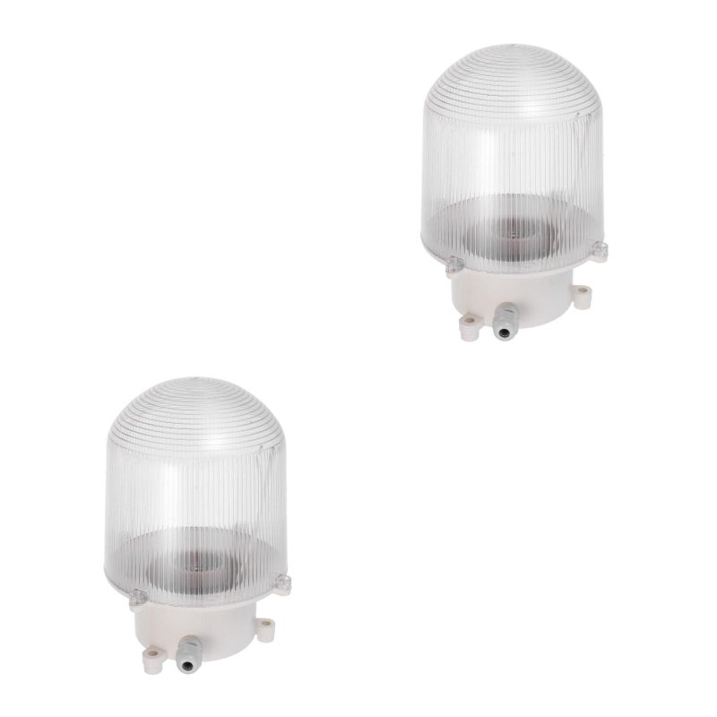 2pcs Freezer Lamp Holder Lampshade Cold Storage Lampshade Lamp Holder Ceiling Holder - Image 1