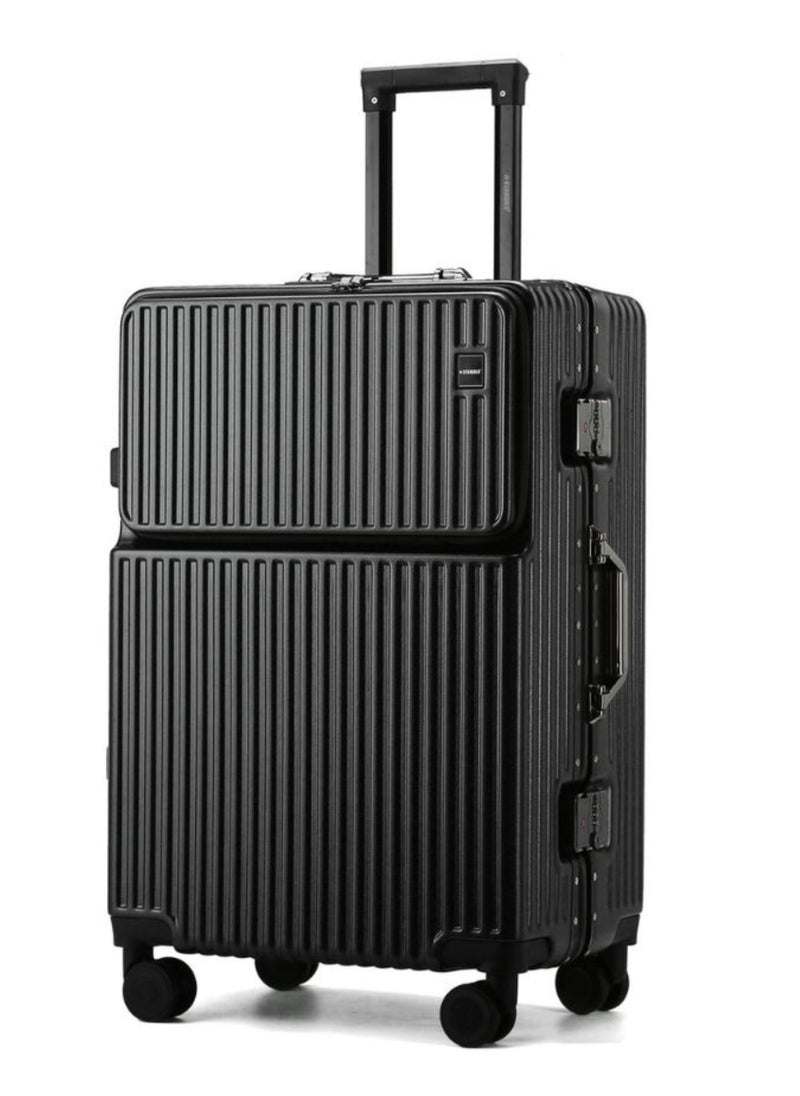 Stargold - PC Hard Side Zipperless Luggage Set of 2 PCS TSA Lockable Travel Suitcase With Cup Holder 20,24 Inches - Image 1