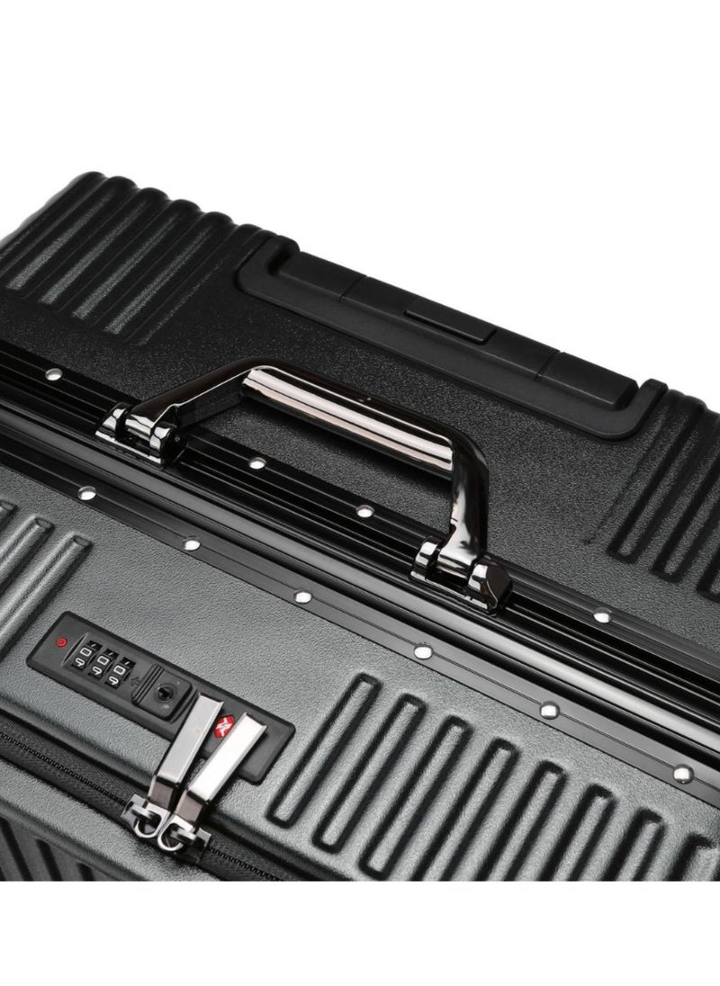 Stargold - PC Hard Side Zipperless Luggage Set of 2 PCS TSA Lockable Travel Suitcase With Cup Holder 20,24 Inches - Image 1