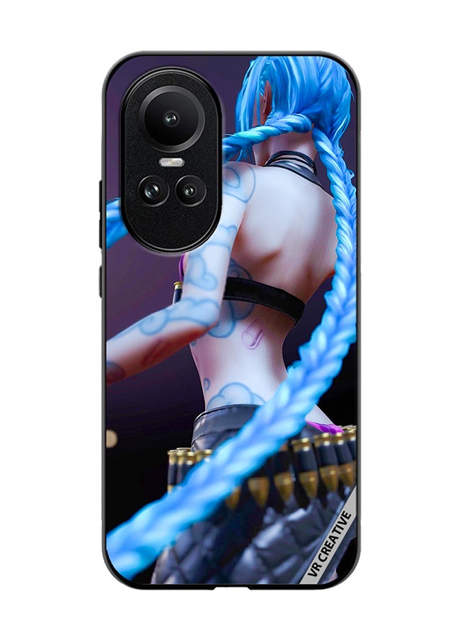 VR CREATIVE Protective Case Cover For Oppo Reno 10 Pro Jinx League Of Legends Design Multicolour - Image 1