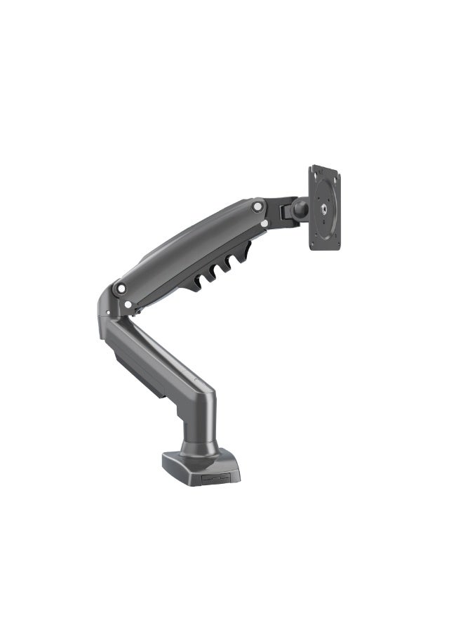 NB North Bayou F80 Premium Mechanical Spring Monitor Arm 17–30" | 2–9kg Load | Full Motion Tilt/Swivel/Rotate | Quick Release VESA | Clamp & Grommet | Black - Image 2