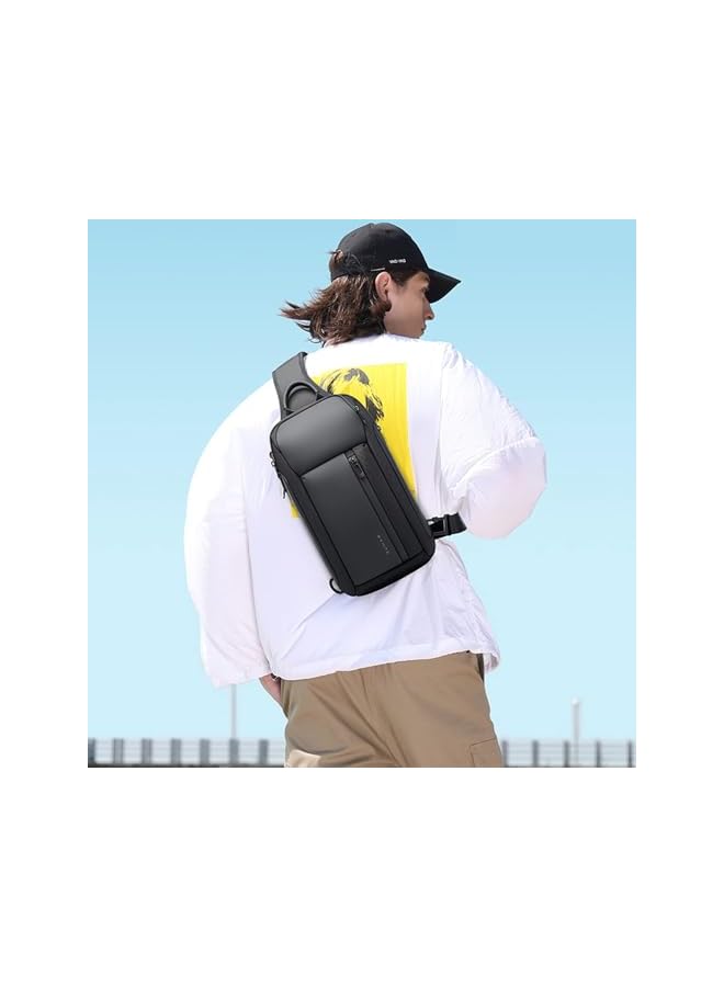 PROMASS Sling Bag Crossbody Shoulder Backpack For Men Women,Casual Rucksack For Hiking Daypack Waterproof Sling Chest Bag, Unisex Crossbody Bag For Travel And Hiking - Image 5