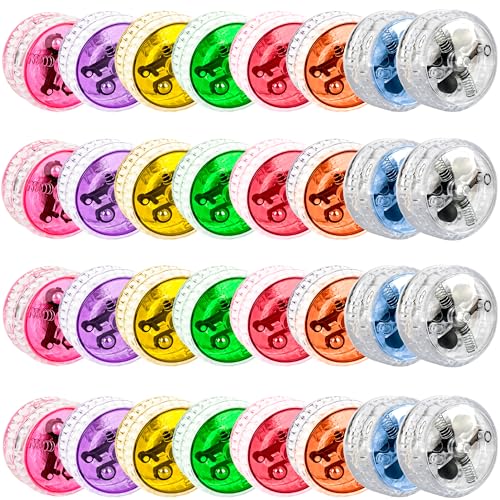 Drayear 32 Pcs Led Light up Yo Yo Beginner Level Yo Yo Colorful Light up Responsive Ball for Kids Birthday Party Goodie Bag Fillers Classroom Rewards 8 Colors - Image 1