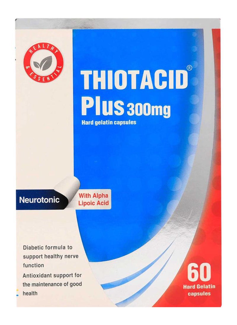 THIOTACID Plus 300Mg Caps 60S 