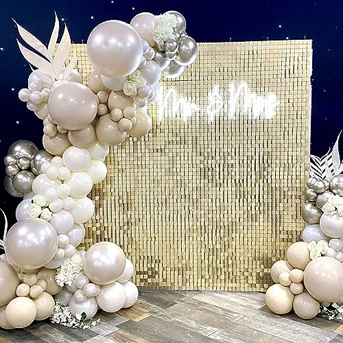 RUBFAC 120pcs Pearl White Balloons 12 Inches White Balloons, Bright Color Latex Party Ballons for Birthday Baby Shower Wedding Party Supplies Garland Arch Decoration - Image 3
