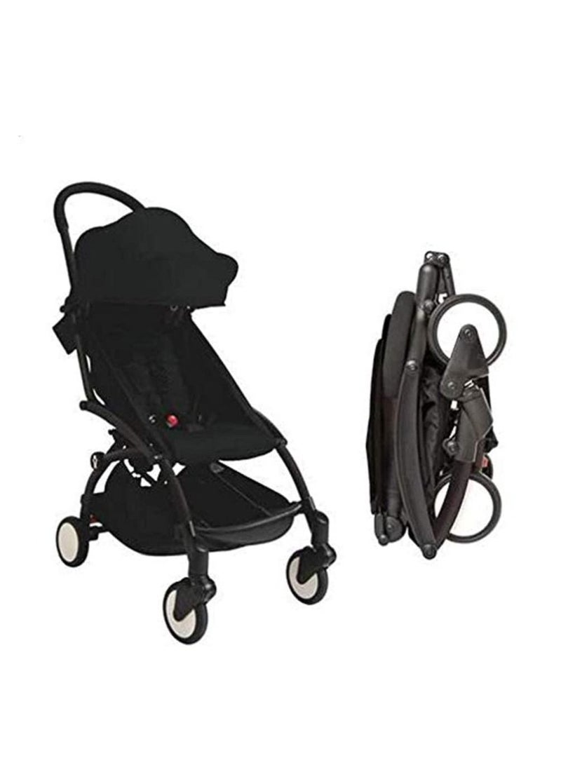 NTECH MultiFunctional Foldable Lightweight Pram Travel Baby Stroller - Black, - Image 1