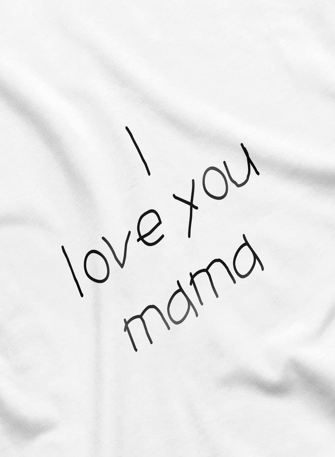 Printique Organic GOTS Certified Baby Onesie Unisex Bodysuit 0-18 months - For Mom (I Love You Mama, 0-3 Months) - Image 4