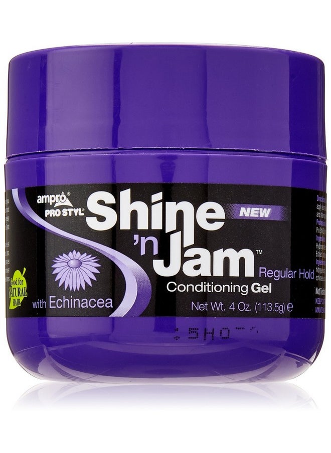 Ampro - Shine N Jam Conditioning Gel Regular Hold 4 Ounce (2 Pack) - Image 1