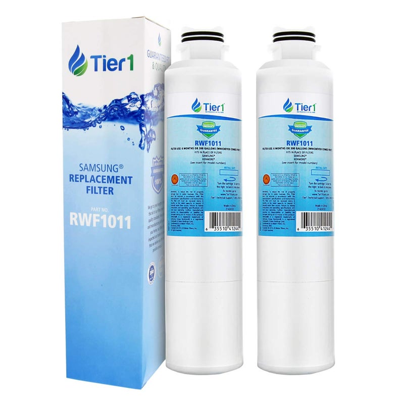 Tier1 RWF1011 DA29-00020B Refrigerator Water Filter | Replacement for Samsung HAF-CIN, WF294, FMS-2 | Fridge Filter Lasts up to 6 Months | Easy Install | Odor Control | Enjoy Great Tasting Water - Image 1