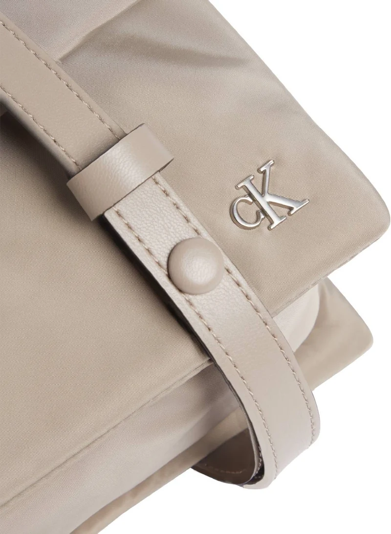 Calvin Klein Jeans Micro Mono East-West Flap 25 Shoulder Bag