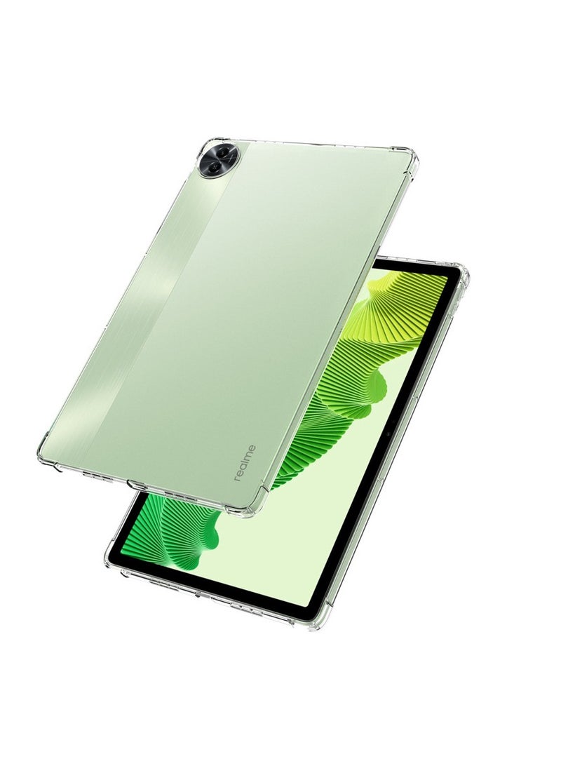 عام غطاء شفاف متوافق مع لوحي Realme Pad 2-11.5 (2023) - حماية مضادة للسقوط والصدمات بوسادات هوائية رباعية الزوايا - غطاء واقي مرن من مادة TPU - Image 2