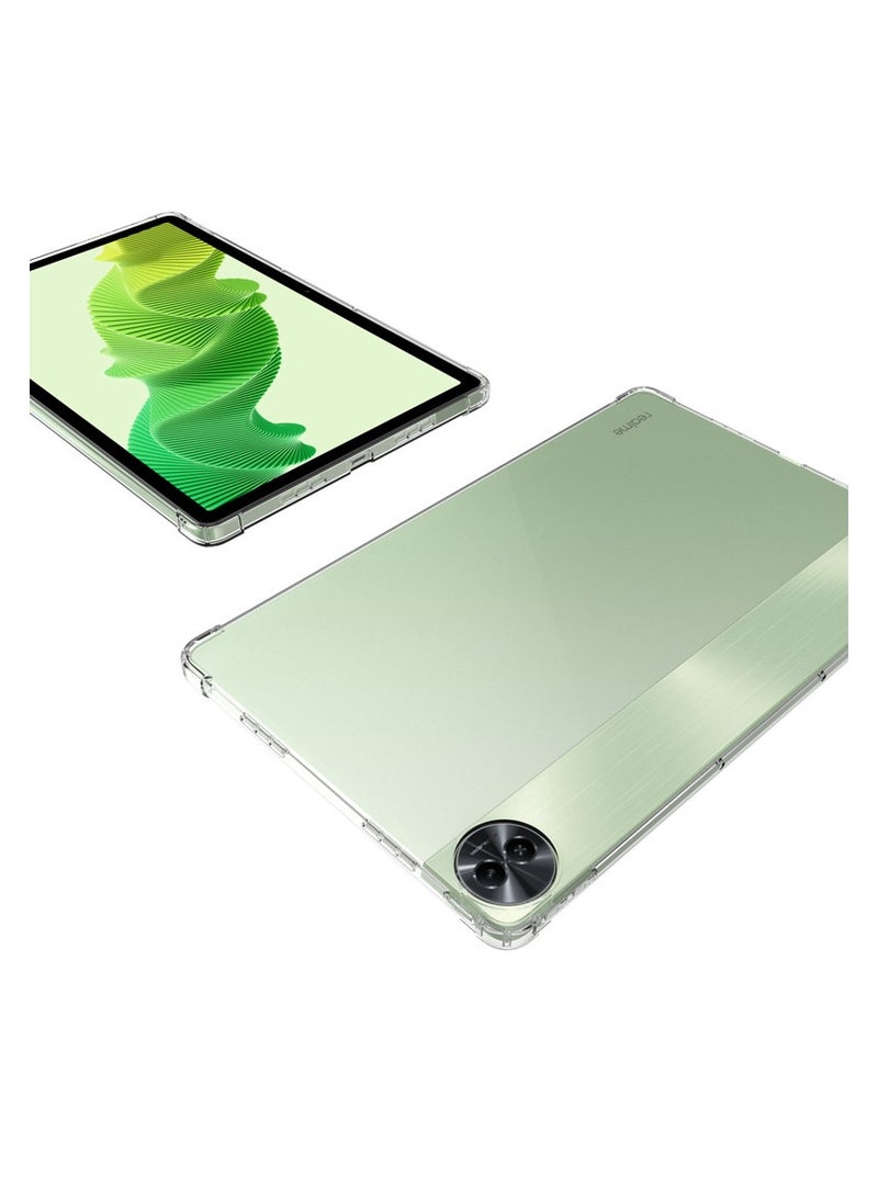 عام غطاء شفاف متوافق مع لوحي Realme Pad 2-11.5 (2023) - حماية مضادة للسقوط والصدمات بوسادات هوائية رباعية الزوايا - غطاء واقي مرن من مادة TPU - Image 3