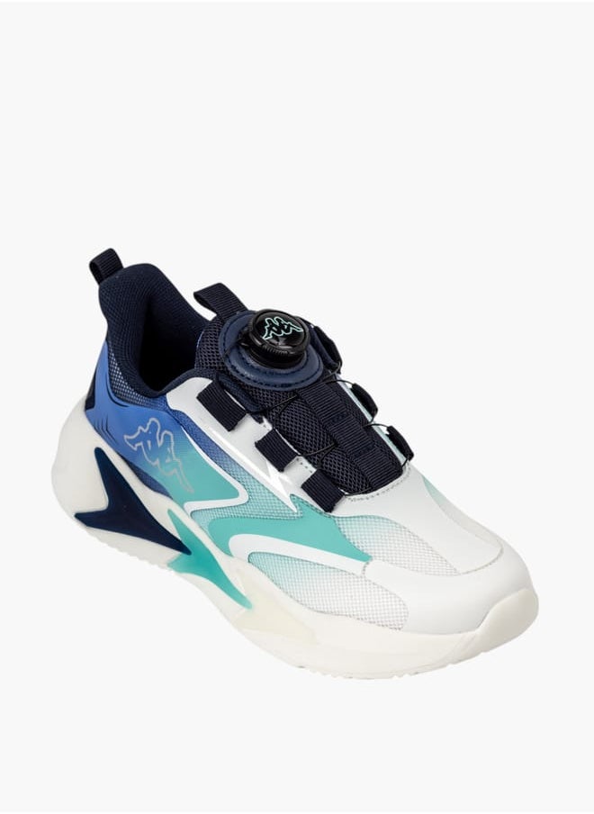 Kappa Boys Panelled Sports Shoes With Rotating Buckle  - Image 1