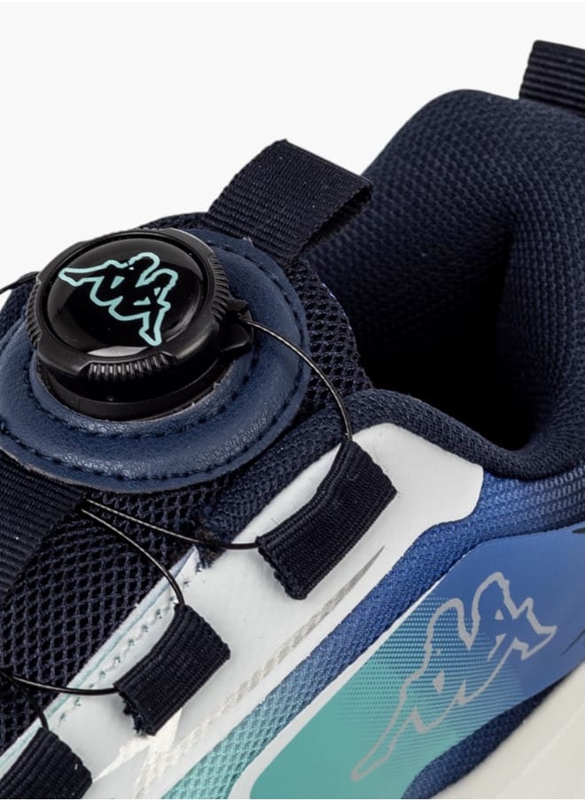 Kappa Boys Panelled Sports Shoes With Rotating Buckle  - Image 4