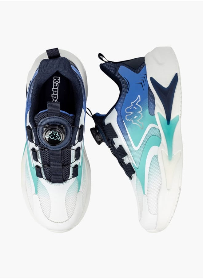 Kappa Boys Panelled Sports Shoes With Rotating Buckle  - Image 2
