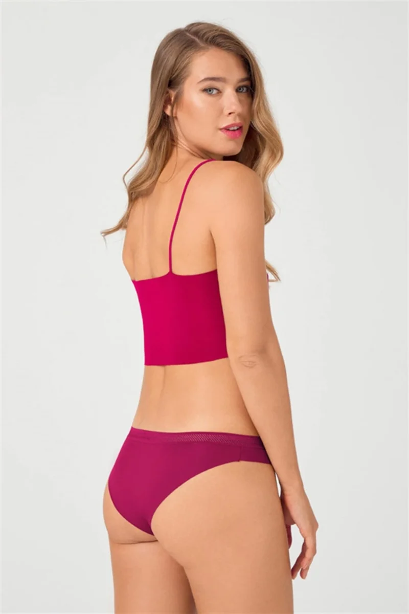 COTTONHILL Mesh Elastic Laser Cut Bikini Panties 7 Pack - 2