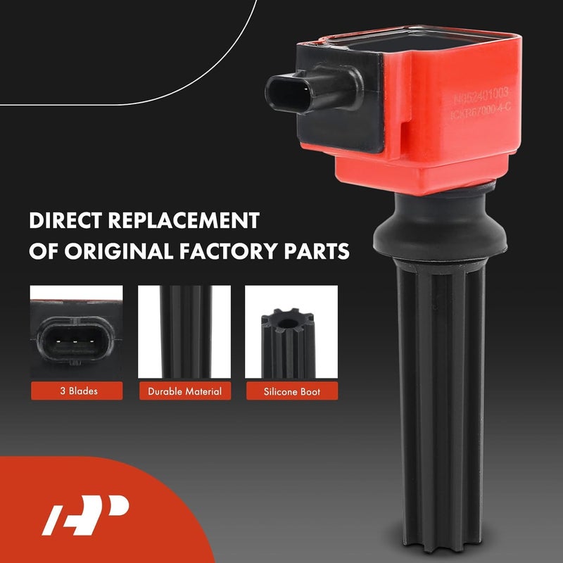 A-Premium Ignition Coil Pack and Spark Plugs Set for Ford & Lincoln - Image 4