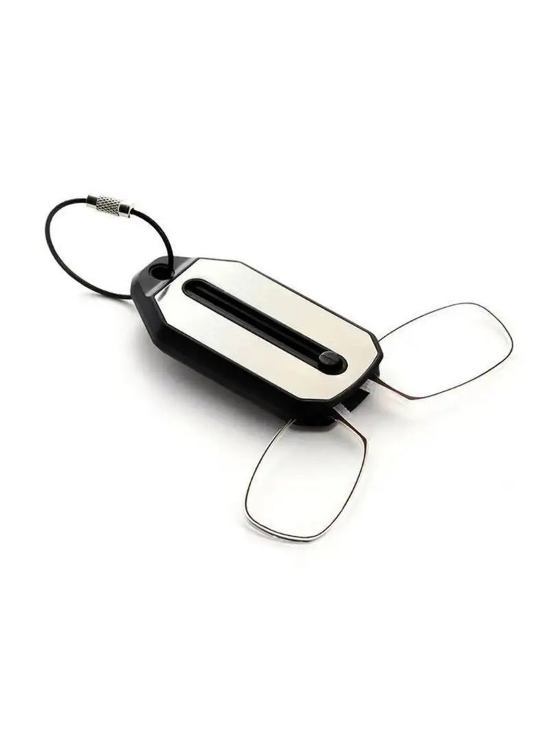 Generic - Ready-made Reading Glasses Lightweight Easy to Carry Armless Keychain - Image 1