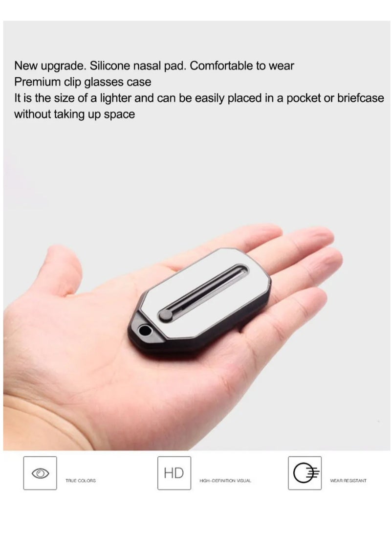 Generic - Ready-made Reading Glasses Lightweight Easy to Carry Armless Keychain - Image 1
