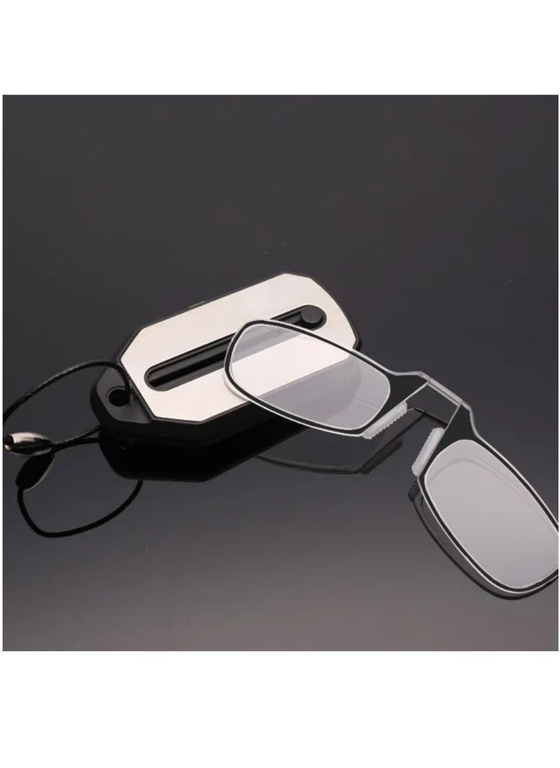 Generic - Ready-made Reading Glasses Lightweight Easy to Carry Armless Keychain - Image 1