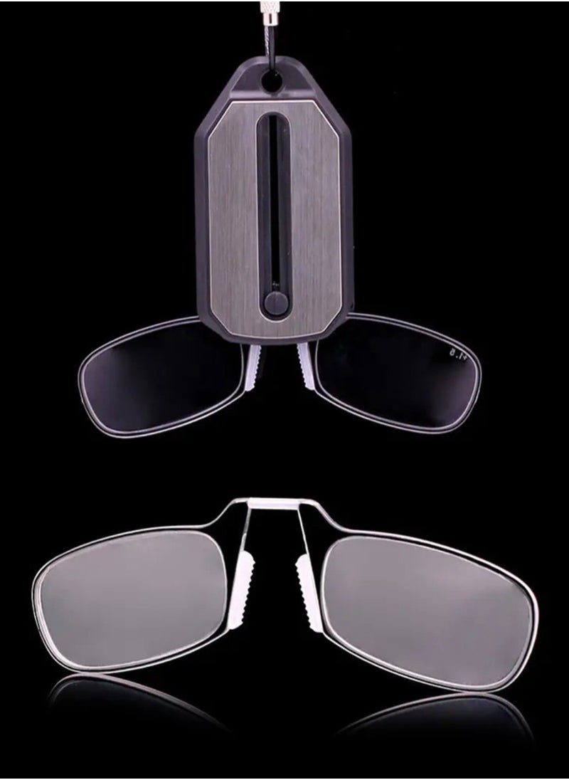 Generic - Ready-made Reading Glasses Lightweight Easy to Carry Armless Keychain - Image 1