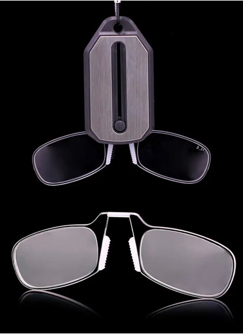 Generic - Ready-made Reading Glasses Lightweight Easy to Carry Armless Keychain - Image 1