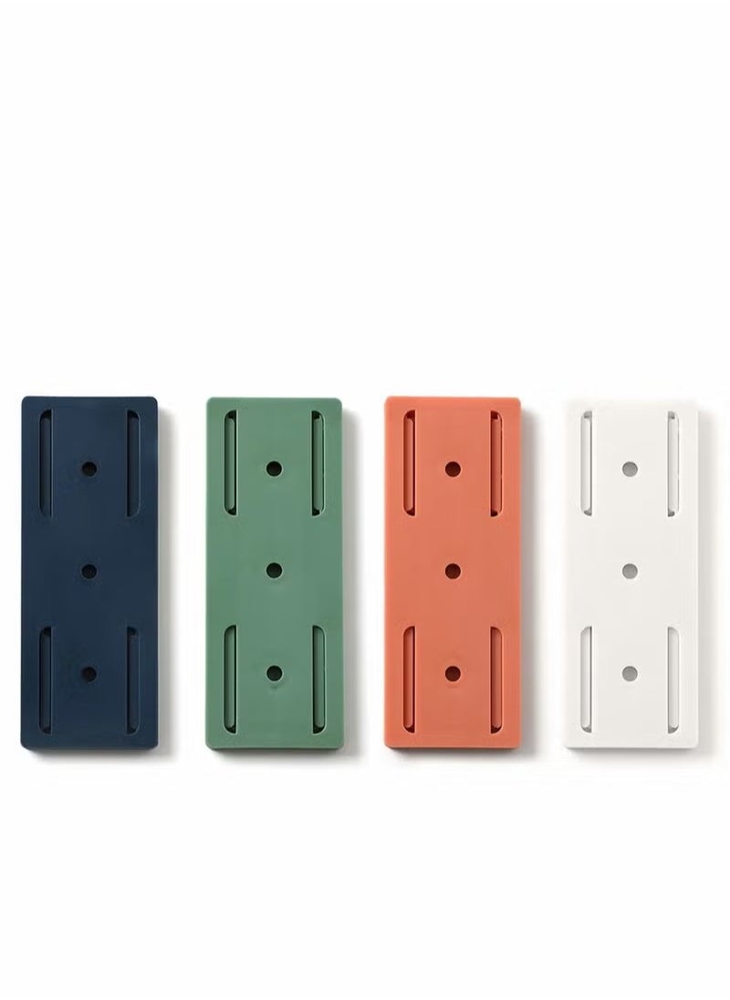 Generic - Self Adhesive Power Strip Holder 4pcs Self Adhesive Socket Organizer, Holder, Simplest Mount For Board, Remote Control Stored In The Kitchen, Home And Office - Image 1