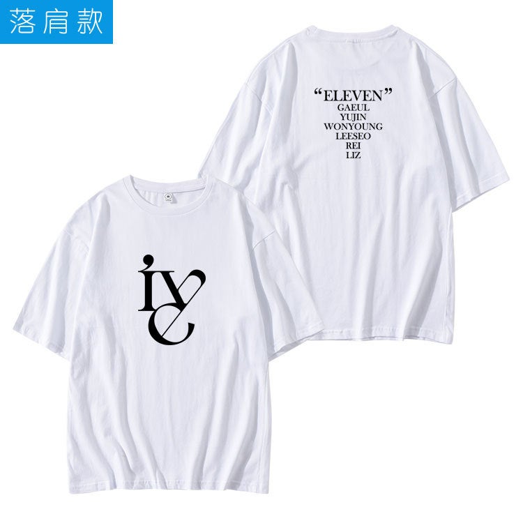 IVE group debut album around An Yu Zhen Zhang Yuanying birthday with short sleeve T-shirt song clothes - Image 3