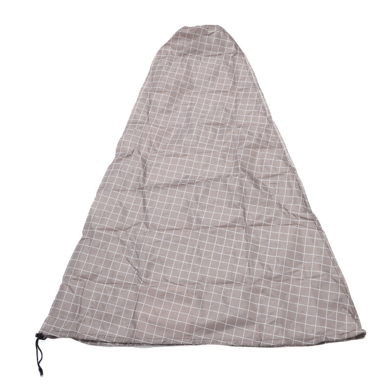 Chiminea Covers Waterproof Dust Prevention 210D Oxford Cloth Patio Chiminea Fire Pit Cover for Gardens Balconies Plaid - Image 3