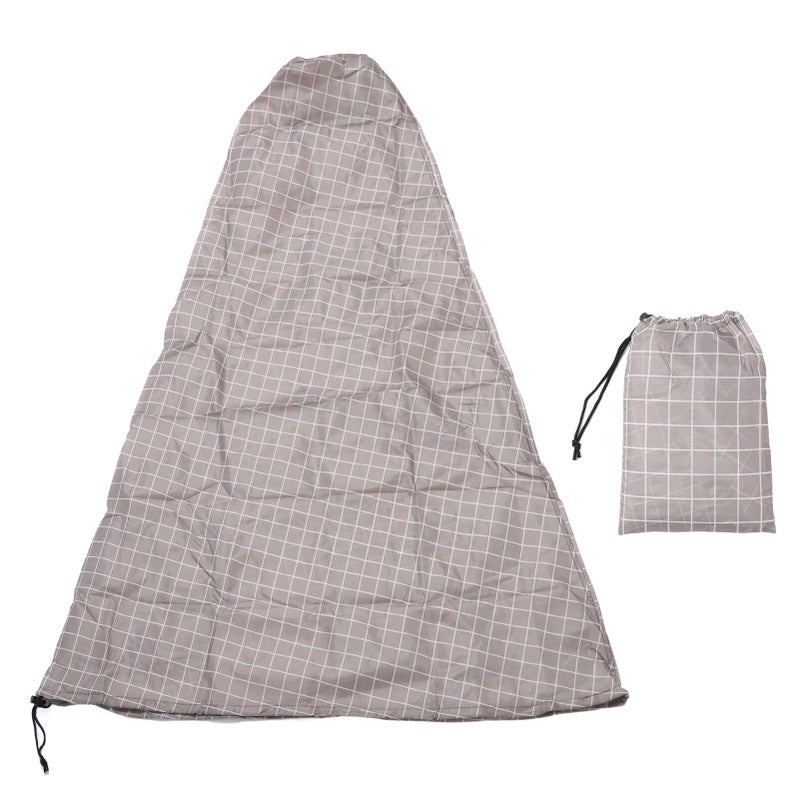 Chiminea Covers Waterproof Dust Prevention 210D Oxford Cloth Patio Chiminea Fire Pit Cover for Gardens Balconies Plaid - Image 1