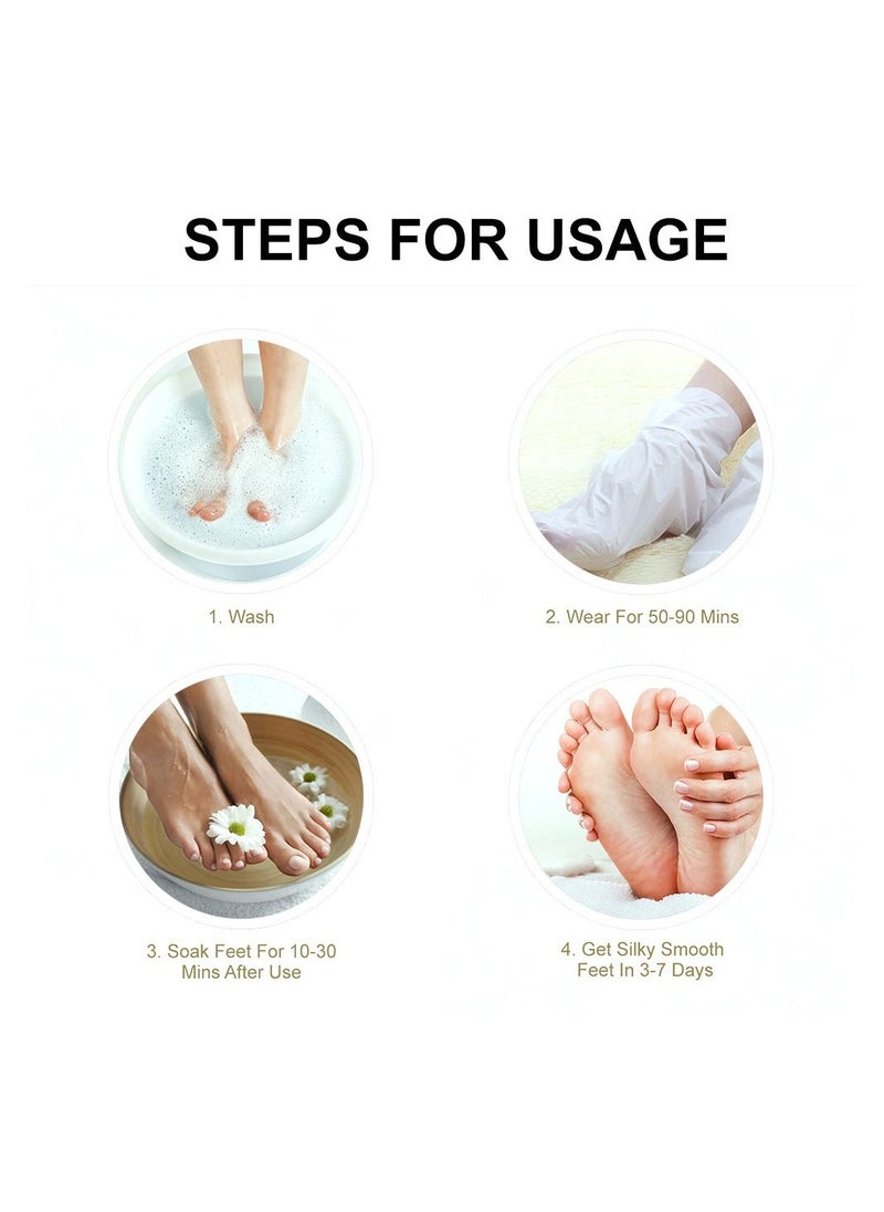 Elaimei 3-Pair Coconut Exfoliating-Peeling Foot Mask  - Image 5