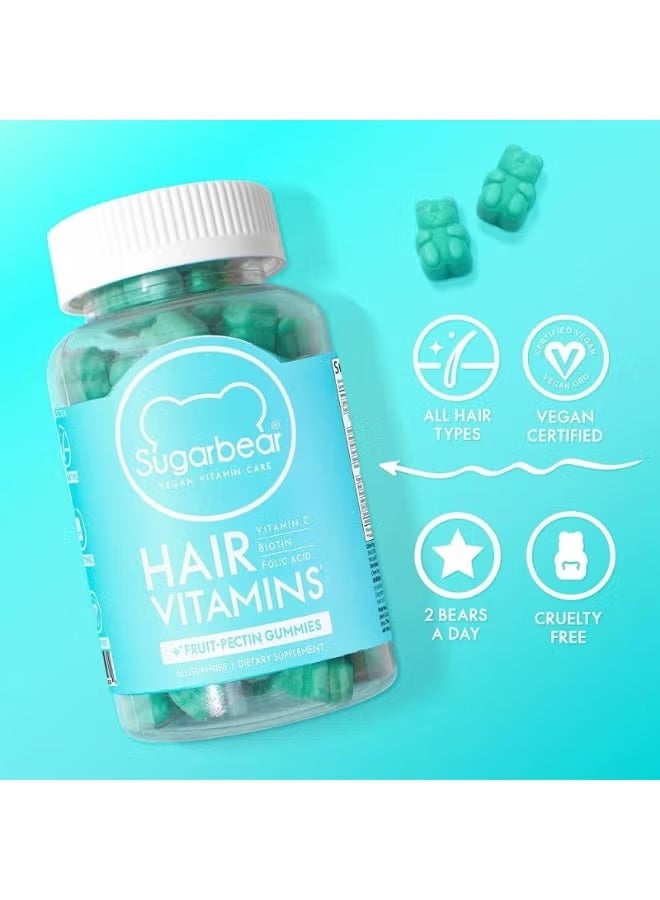 SugarbearPRO SugarBearHair Vitamins, 60 Chewable Tablets