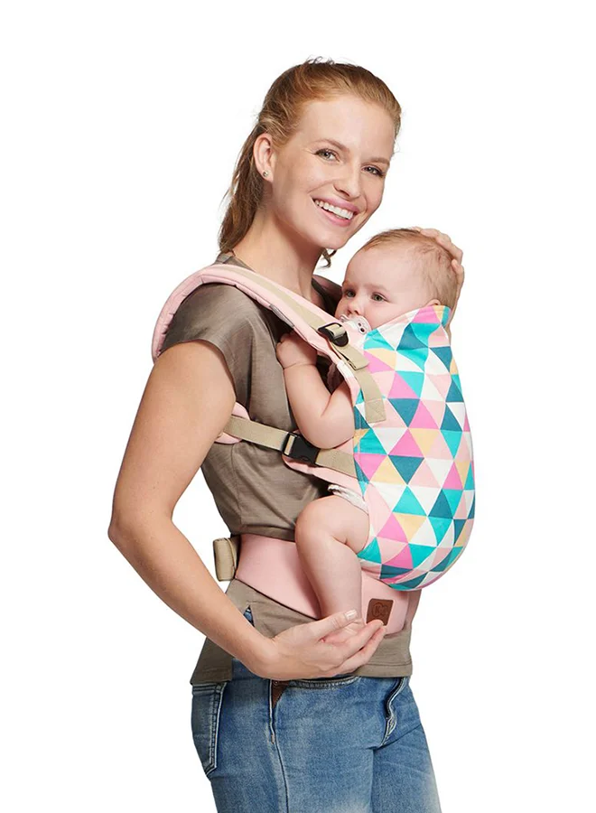 Kinderkraft Kinderkraft Baby Carrier Nino Ergonomic Sling, Holder, Lightweight, Confortable, Ajustable, 2 Carrying Position Front And Backpack, For Newborn, From 3 Month To 20 Kg, D By Ihdi, Pink