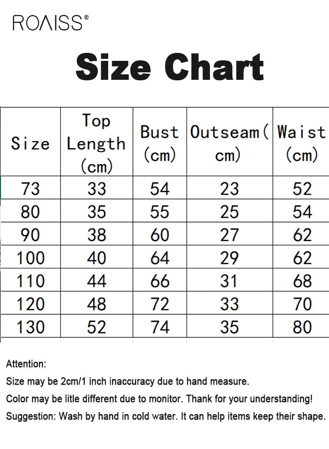 رويس طقم تي شيرت وسروال كرتوني للأولاد، طقم ملابس أنيق من قطعتين للأولاد، طقم صيفي قطني مع قميص بنقشة ديناصورات وسروال بخصر مطاطي، مثالي للارتداء اليومي وملابس النوم - Image 5