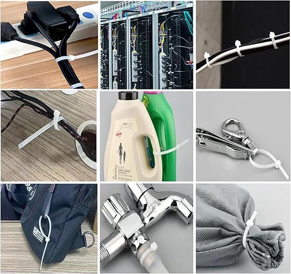 TheMujtaba TheMujtaba Large Zip Ties Heavy Duty Outdoor 6 inch 100 Pack Heavy Duty Zip TiesTensile Strength Outdoor UV ResistantAwnings Tying Branches Bundling of Crops Fixed Water Pipes  - Image 5