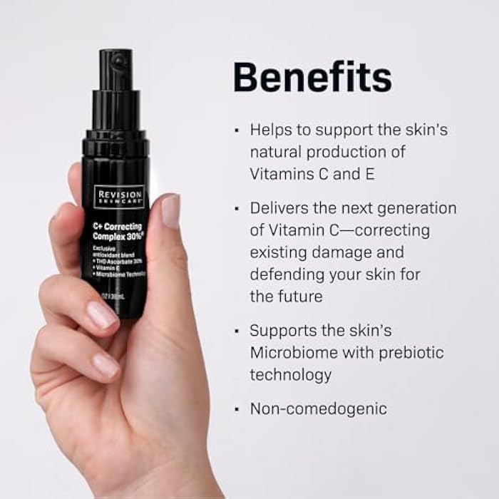 Revision Skincare C+ Correcting Complex 30%® Vitamin C Serum for Face – Anti-Aging Treatment to Brighten Skin, Reduce Fine Lines, Wrinkles & Dark Spots, Firming & Safe for Sensitive Skin - Image 2