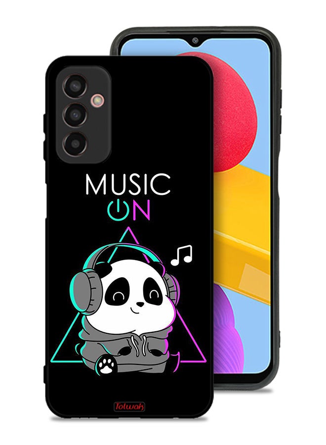 Tolwak Samsung Galaxy M13 Protective Case Cover Music On Panda - Image 1