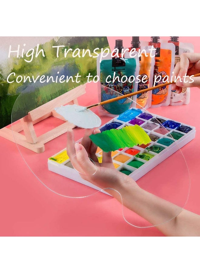 TPGP لوحة ألوان أكريليك شفافة من قطعتين للرسم والفنون الحرفية DIY - Image 3