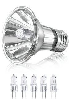Excefore Reptile Halogen Bulbs E27 50W Dimmable UVA/UVB Full Spectrum Tortoise Heating Bulb Backlight Basking Spotlight for Turtle Lizard Snake Amphibian  - Image 1
