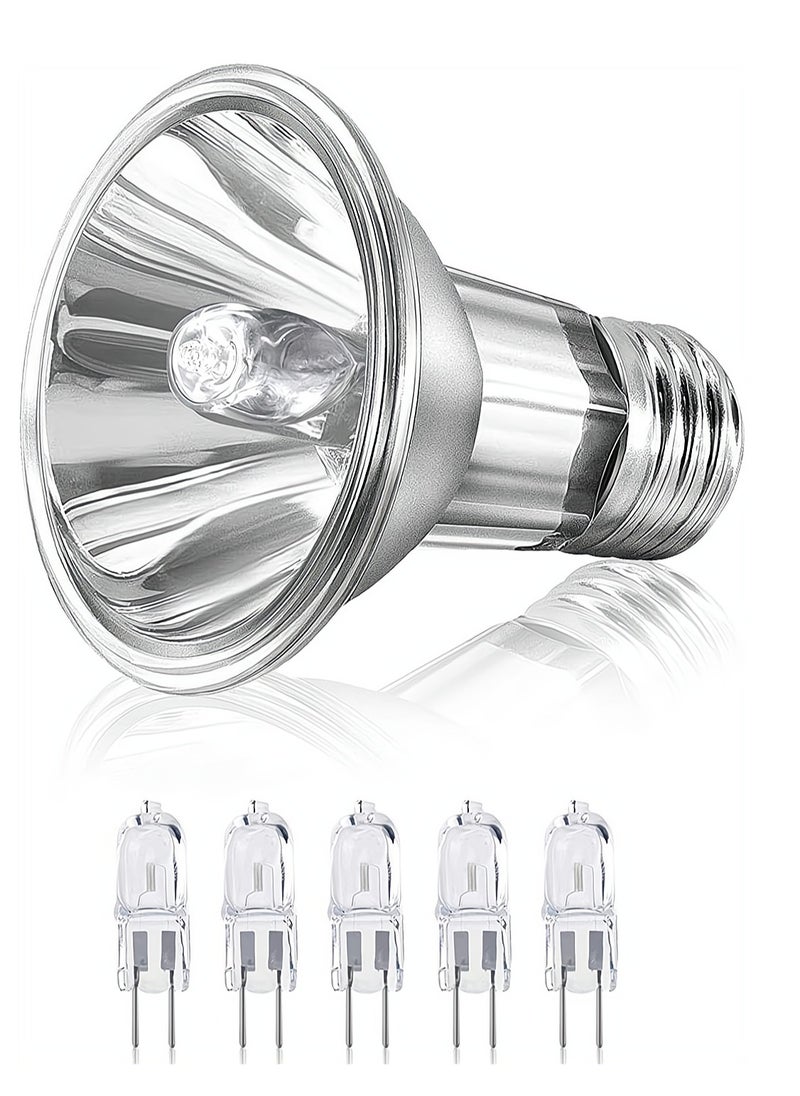 Excefore Reptile Halogen Bulbs E27 50W Dimmable UVA/UVB Full Spectrum Tortoise Heating Bulb Backlight Basking Spotlight for Turtle Lizard Snake Amphibian  - Image 1