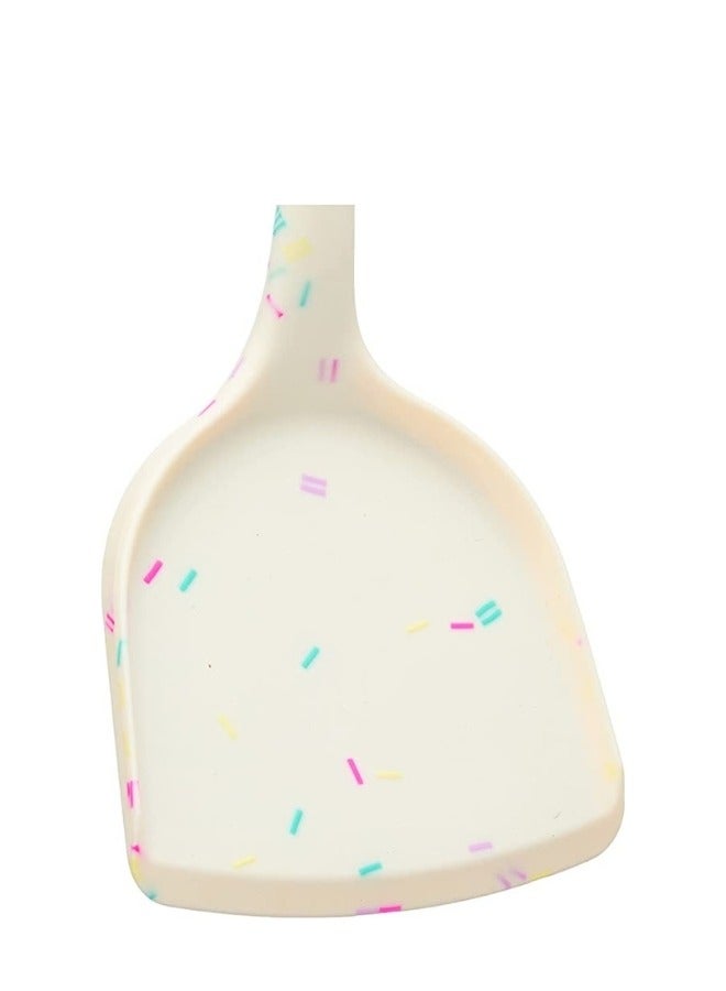 جروب تايجر ملعقة تقليب سيليكون مقاومة للحرارة العالية – أدوات مطبخ غير لاصقة وخالية من BPA، مثالية لتقليب الأسماك والبيض والفطائر، مقبض مريح وتصميم صحي وآمن للطهي. - Image 4