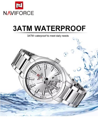 Luxury Watch For Men Stainless Steel Waterpoof Luminous Fashion Quartz Wrist Watch for Men Stainless Steel Analog Wrist Watch - view 4