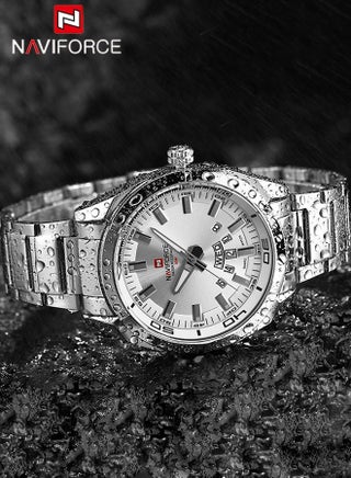 Luxury Watch For Men Stainless Steel Waterpoof Luminous Fashion Quartz Wrist Watch for Men Stainless Steel Analog Wrist Watch - view 2