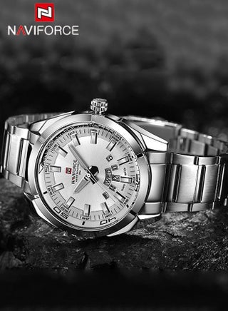 Luxury Watch For Men Stainless Steel Waterpoof Luminous Fashion Quartz Wrist Watch for Men Stainless Steel Analog Wrist Watch - view 3