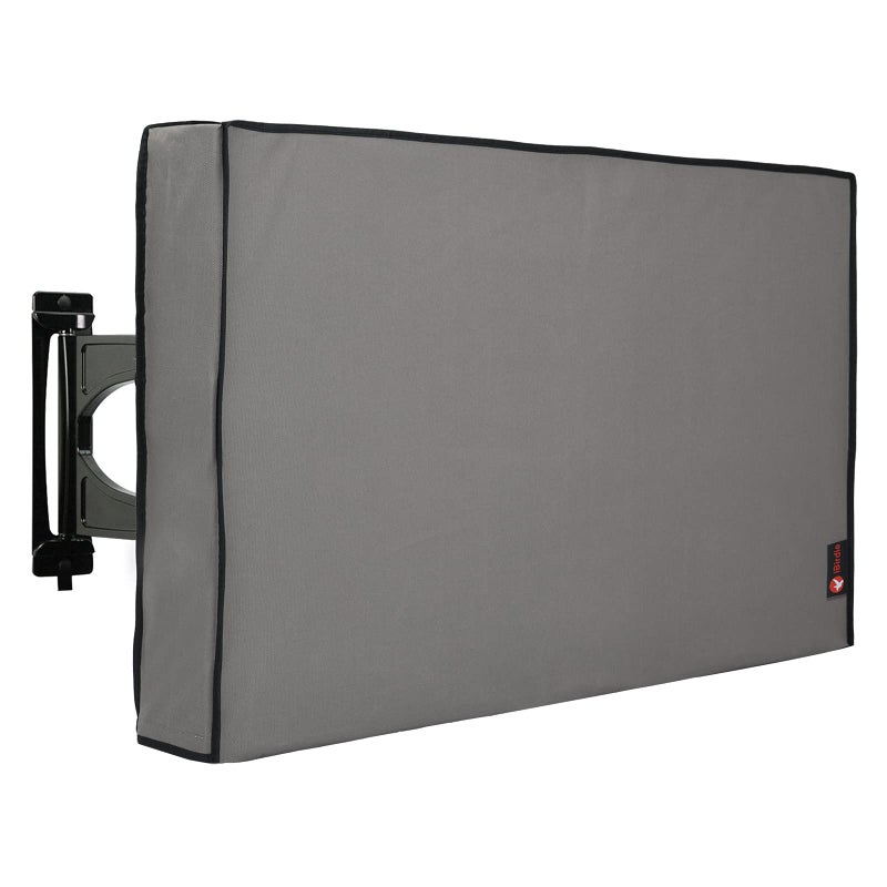 iBirdie Outdoor TV Cover 48 to 50 inch Weatherproof Cover Size 475L x 30H Waterproof for Outside Flat Screen 48 to 50 inch TV Grey 600D Thick Fabric Screen Protector with Bottom