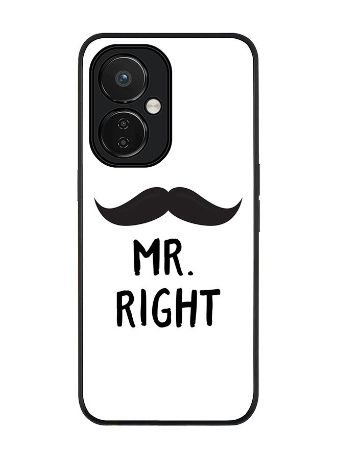 Stylizedd Rugged Black edge case for Nord CE 3 Lite Slim fit Soft Case Flexible Rubber Edges Anti Drop TPU Gel Thin Cover - Mr. Right - Image 1