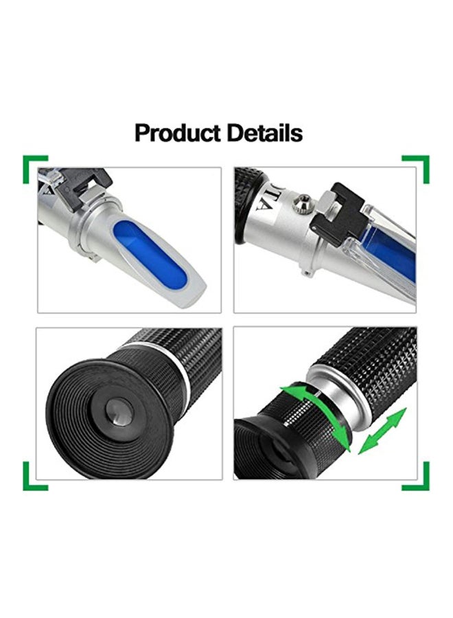 Honey Refractometer Tester Black/Silver 6x1.5x1.5inch - Image 3