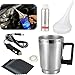 Ghguole Headlight Restoration Car Headlight Lens Scratch Repair Polish Tool with 100 ml Restoration LiquidAuto Headlight Vapor Renovation Kit with UV Block Coat to Remove YellowingScratchHazeOxidation - Image 2